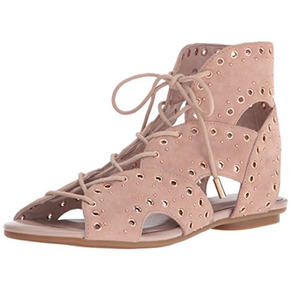 Joie Fabienne Gladiator Flat Suede Sandal - Picture 2 of 9